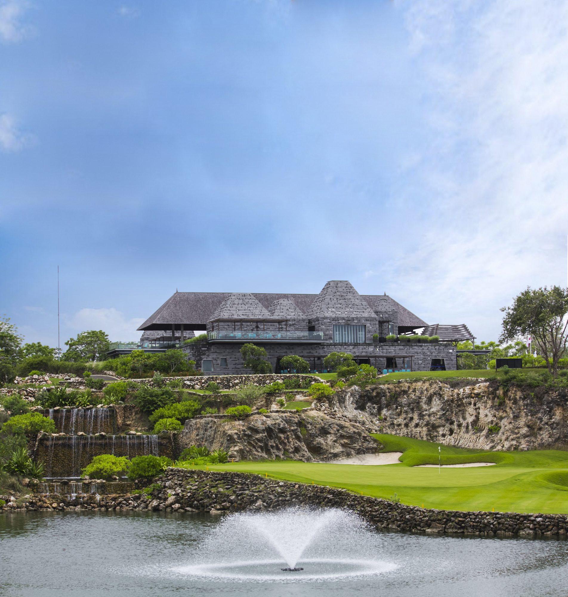 Bukit Pandawa Golf Club luxury clubhouse view